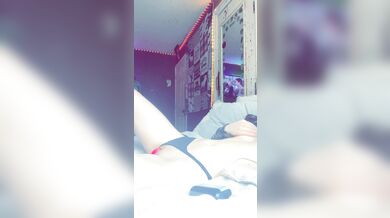 Playin with my pussy while brother is n other room ????