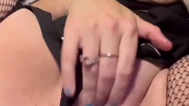 INNOCENT NUN GETS HER HALLOWEEN ? FREAK ON by strumming her wet pussy???