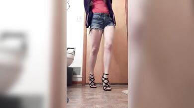 walking in my strappy black heels, you should be my feet, and the ground i walk on