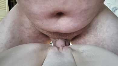 Fucking my friend and cumming on her pussy
