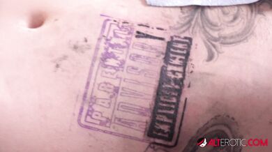 Sexy redhead ass fucked by her tattoo artist