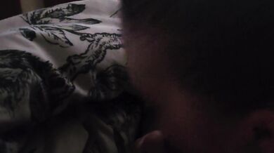 Sneaky blow job don't get caught