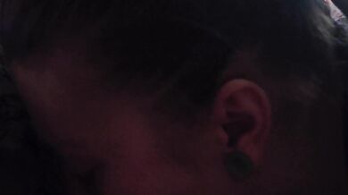 Sneaky blow job don't get caught