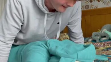 The evidence of techboy cutting my Snorlax onesie. And then .. by cottonsox from OnlyFans | Coomer