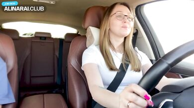 Stepmom Blows And Fucks Her Stepson In The Car - Alina Rai