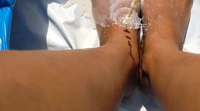 Dropping some Milk on my feet