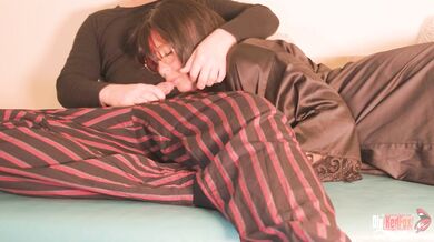 StepMommy & StepSon Share a Couch