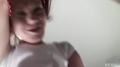 Panty tease