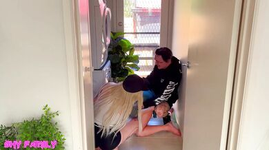 My Stepmom Gets STUCK, FUCKED & FELCHED