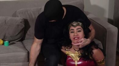sahrye wonder woman bound by her fan