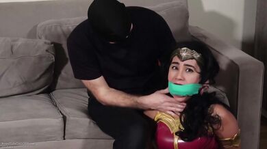 sahrye wonder woman bound by her fan