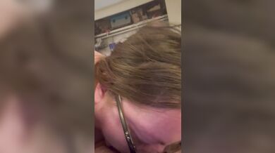 Good girl sucks cock