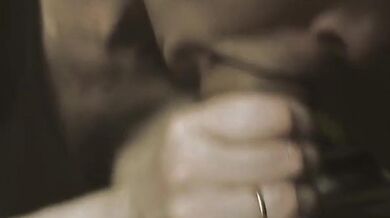 Russian slut rides her lover's dick and swallows his cum - PlayingGodss