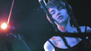 crazy shibari show in russia - TATTOO GIRL - Bondage Show