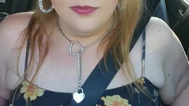 Quick tit flash while riding in car public almost caught