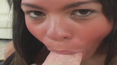 Victoria Monet loves sucking her man's cock