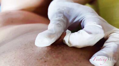 FeetingMe 14 Part I - Footjob, peehole insertion, urethra sounding and more! (Nipple Play, Tania Amazon)