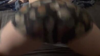 Teen twerking in yoda shorts