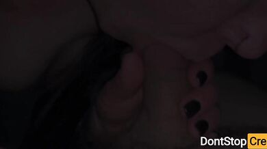 Amateur MILF Sucks Out ALL The Cum WITHOUT STOPPING! 2 x Messy POST ORGASM Blowjobs