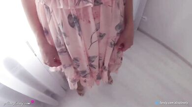 Step Mother Caught Step Son With Boner And Helps Him Cum In Her Satin Panties While Standing