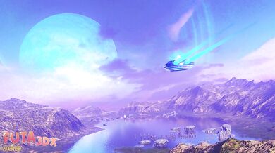 Futa3dX - Hot Futa Babe Jois In Alien Threesome On Another Planet