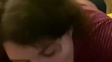 Pissy Emmy - Sexy Brunette Milf Sucks Dick