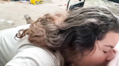 Pissy Emmy - Milf Sucks Cock In Backyard