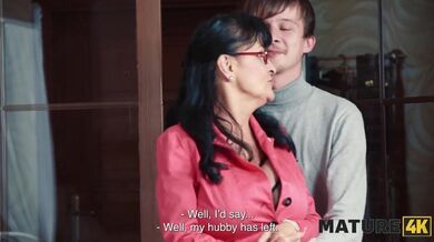 MATURE4K. Mature woman with big boobs cheated on her husband and ended up in court