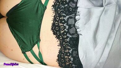 Molly The MILF new panties covered in Cum - POV