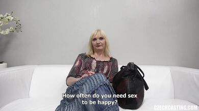 Mature Blonde Pounded At Casting