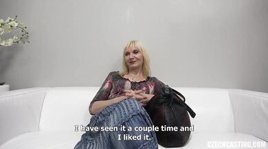 Mature Blonde Pounded At Casting