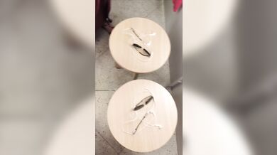 Squirt in a shop sweet ass milf tight pussy