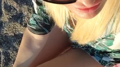 Hot milf exhibit, risky, meaty pussy