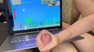 Stepsister Distracts me from playing Age Of War by giving me a HANDJOB