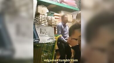 The Boss Fucked A Young Girl For An Employee In A Warehouse