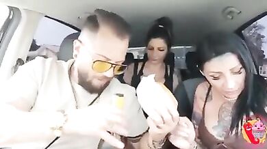 Ladymuffin Tommy A Canaglia And Lily Veroni interview in the car