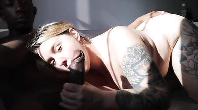 PAWG WORSHIPS 11 INCH BBC (PART 1) teaser (Full Vid on ManyVids: embermae)