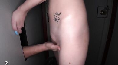 Gloryhole Swallow Lulu 3rd Visit B360 2 Blows And Fucks Cum Glo