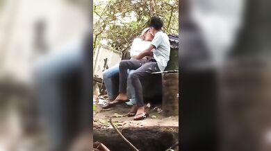 Boyfriend Sex Girlfriend In Park, Outside Sex