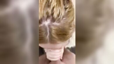 POV Your watching me suck your cock