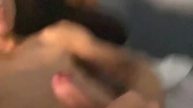 A Cute Guy With Long Curly Hair Strokes His Big Dick And Cums All Over Himself ?