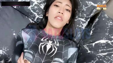 Bokep Indo - Spidergirl Toket Besar Nggak Bisa Menahan Sisi Sangenya