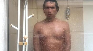 Taking shower after sucking a dick and cumming on my face