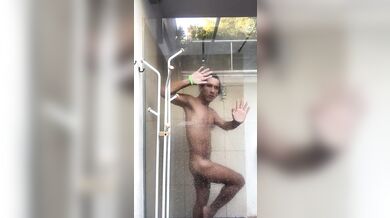 Taking shower after sucking a dick and cumming on my face