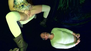 Surprise Showering Him In Squirt