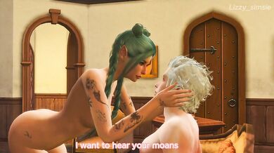 Astarion and Tav can't get enough of eachother - sims 4 - 3D animation - Baldure's gate III