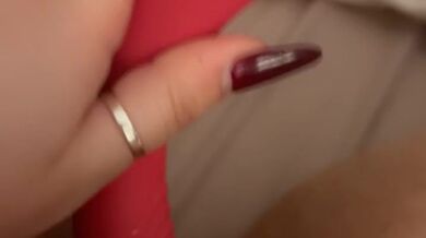 Spicy Peggy is playing with herself