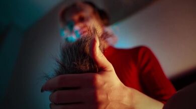 ASMR Ear Licking & Close Breathing in Red Dress