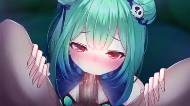 anime girl pov blowjob