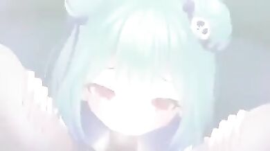 anime girl pov blowjob